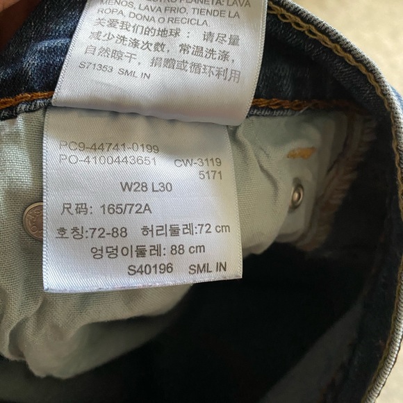 Denizen Levis Slim Denim Jeans Size 28 X 30 Mens - Picture 5 of 8